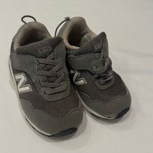 New Balance Kids' Charcoal Sneakers
